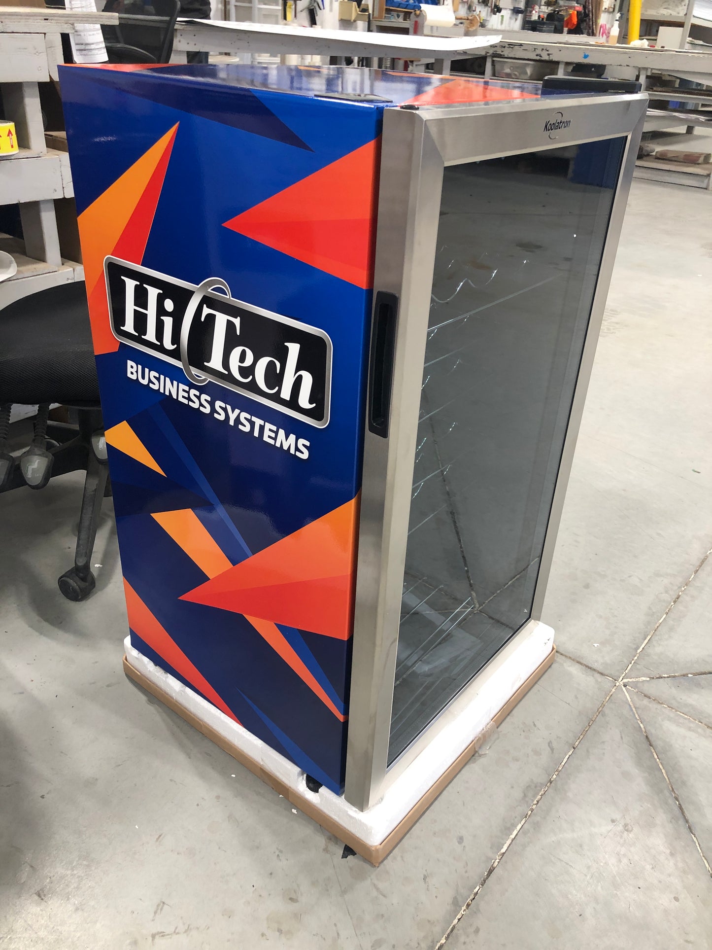 Mini Fridge - Glass Front - Side Wrap
