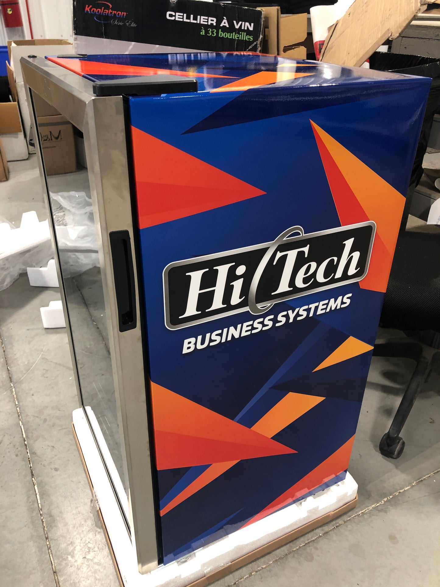 Mini Fridge - Glass Front - Side Wrap
