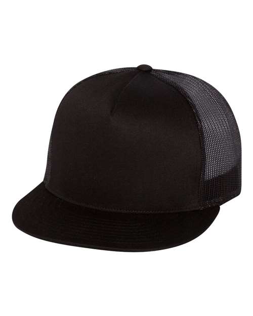 Hats - 5 Panel Classic Trucker Snapback (Mesh Back)