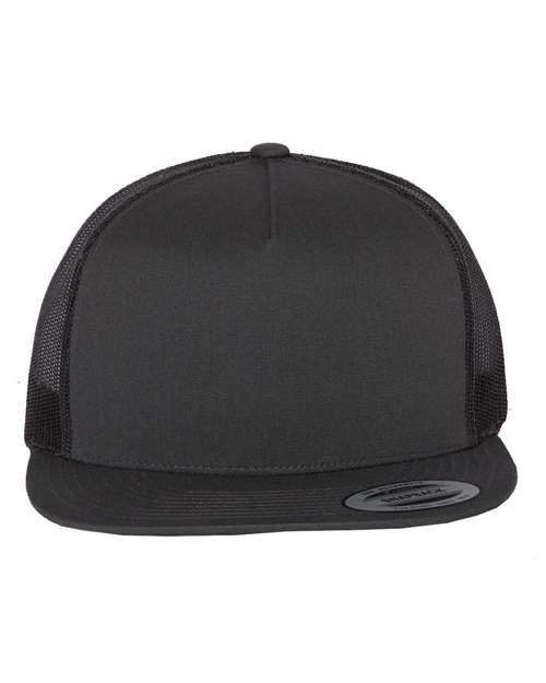 Hats - 5 Panel Classic Trucker Snapback (Mesh Back)