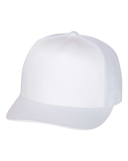 Hats - 5 Panel Classic Trucker Snapback (Mesh Back)