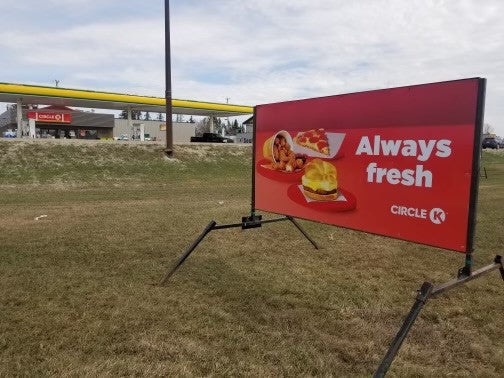 4ft x 8ft - Portable Signage Rentals