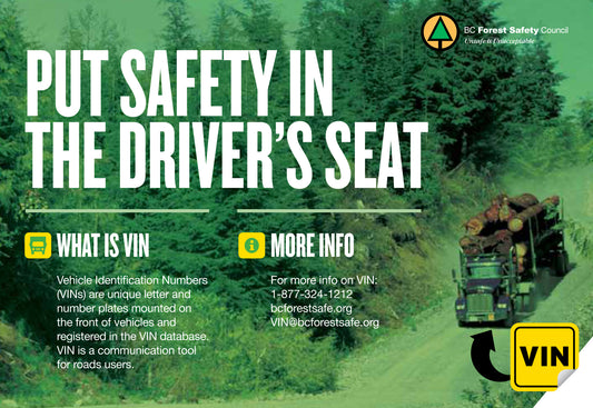 10"x10" British Columbia VIN License Plates