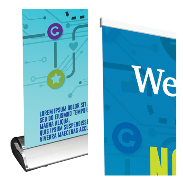Deluxe Banner Stands - Pull Up Banners