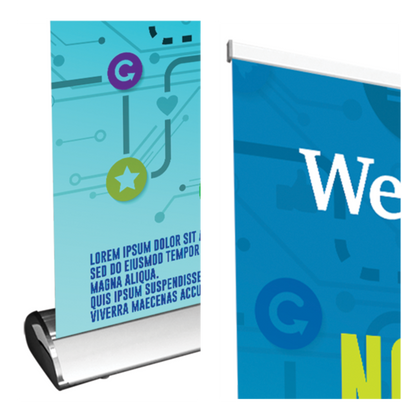 Deluxe Banner Stands - Pull Up Banners