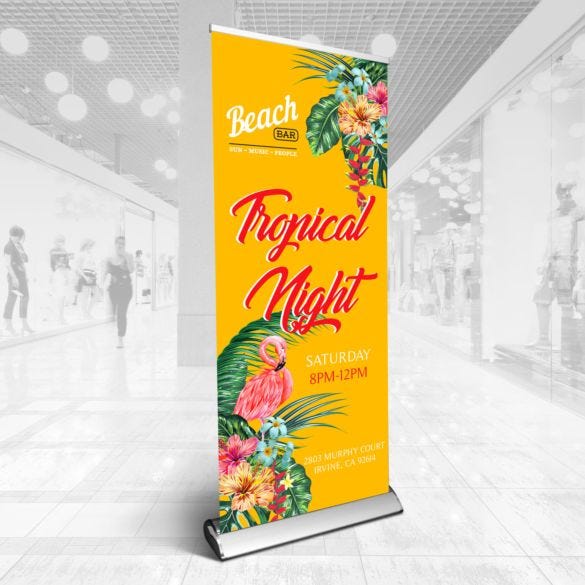 Deluxe Banner Stands - Pull Up Banners