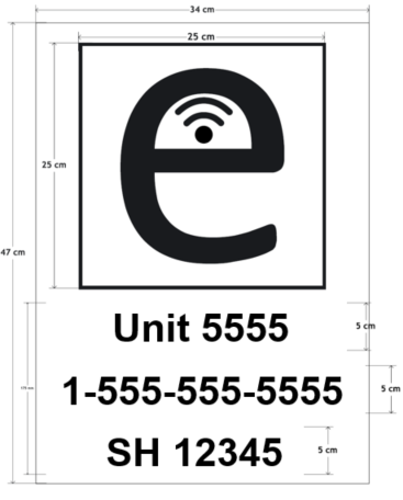 Electronic Shipping Document Placards or Decals