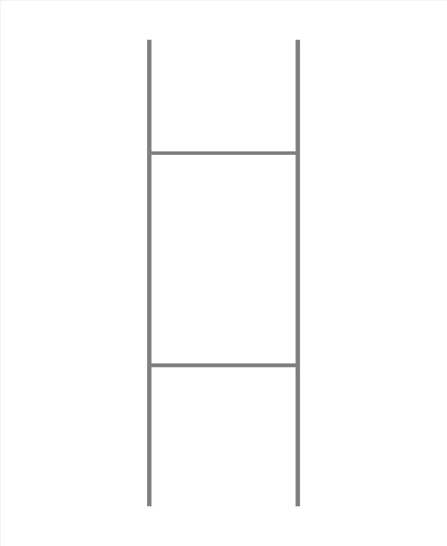 H-Frame Metal Step Stakes