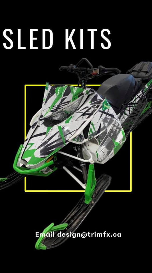Custom Sales Wraps Sled Wraps & Motosports Decal Kits – TrimFX Sign & Design - Grande ...