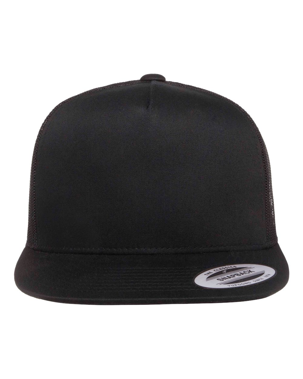 Hats - Flat Brim - 5 Panel Classic Trucker Snapback (Mesh Back)