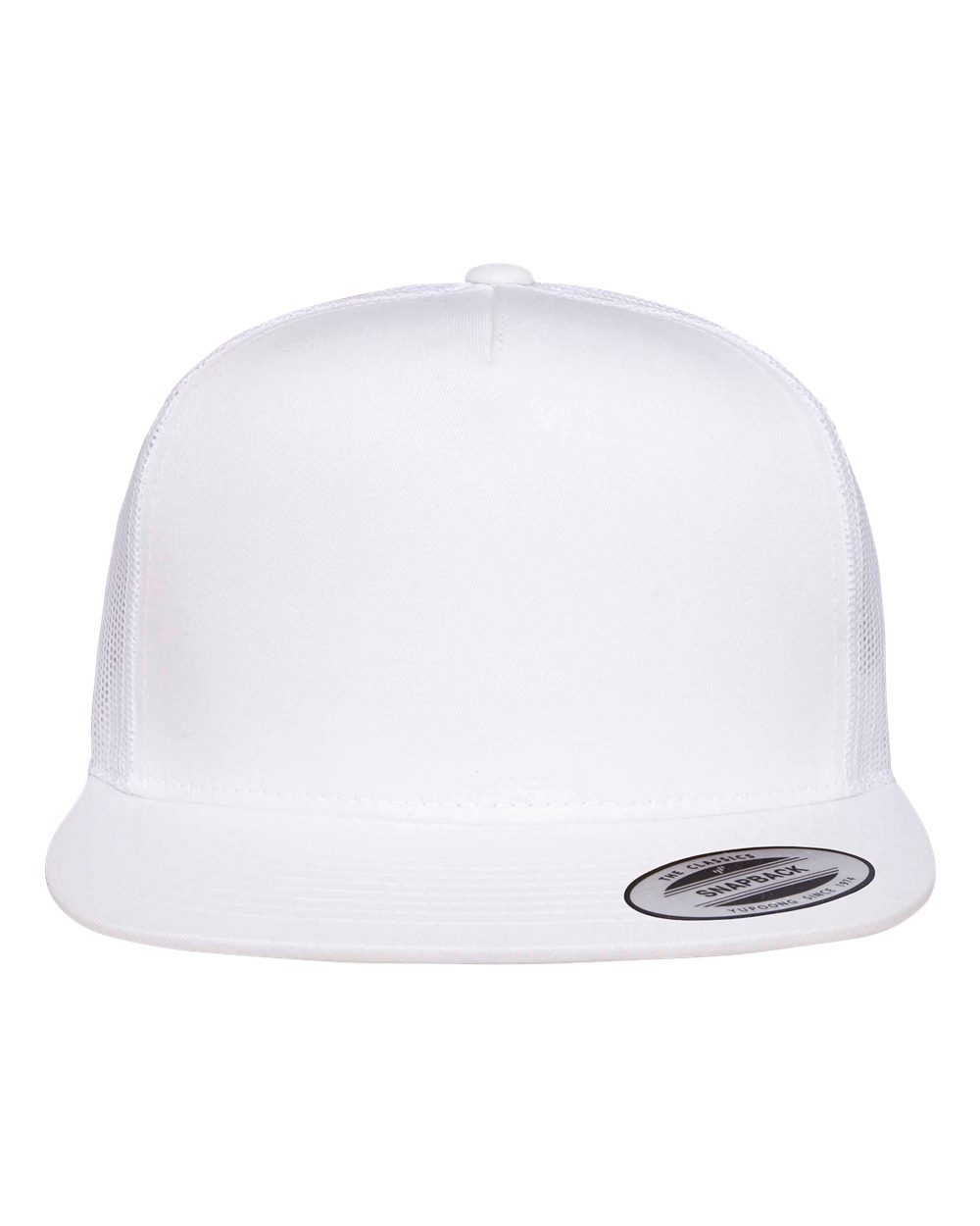 Hats - Flat Brim - 5 Panel Classic Trucker Snapback (Mesh Back)
