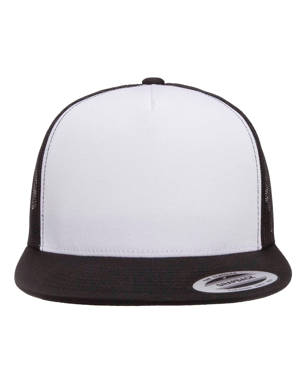 Hats - Flat Brim - 5 Panel Classic Trucker Snapback (Mesh Back)