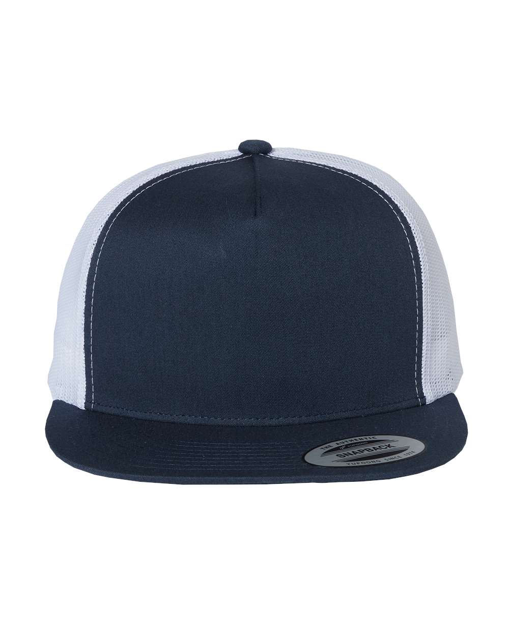 Hats - Flat Brim - 5 Panel Classic Trucker Snapback (Mesh Back)