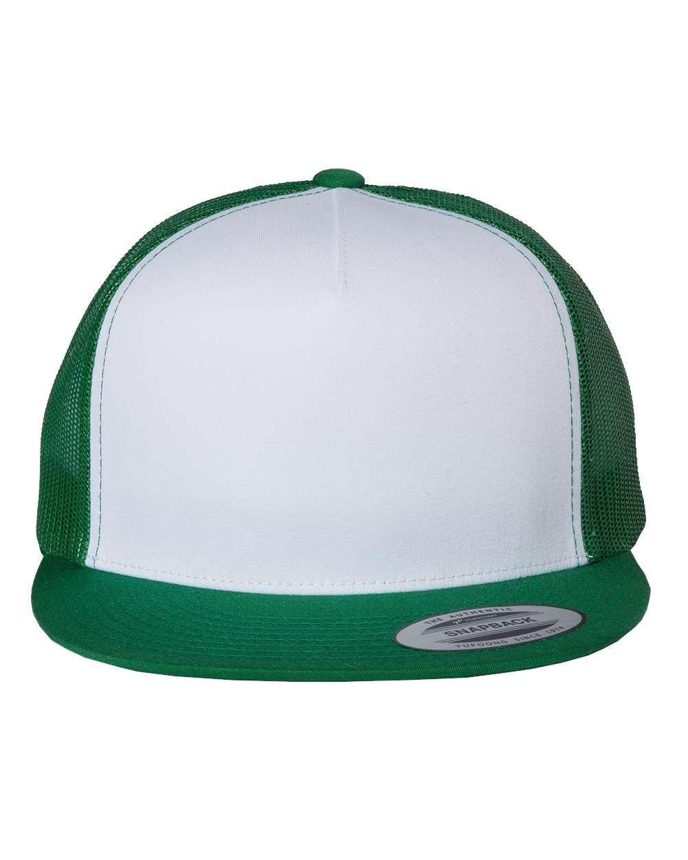 Hats - Flat Brim - 5 Panel Classic Trucker Snapback (Mesh Back)