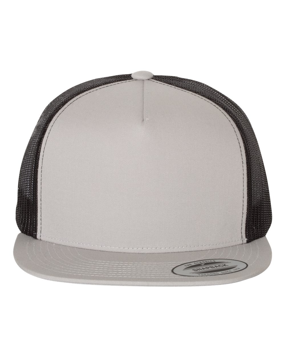 Hats - Flat Brim - 5 Panel Classic Trucker Snapback (Mesh Back)