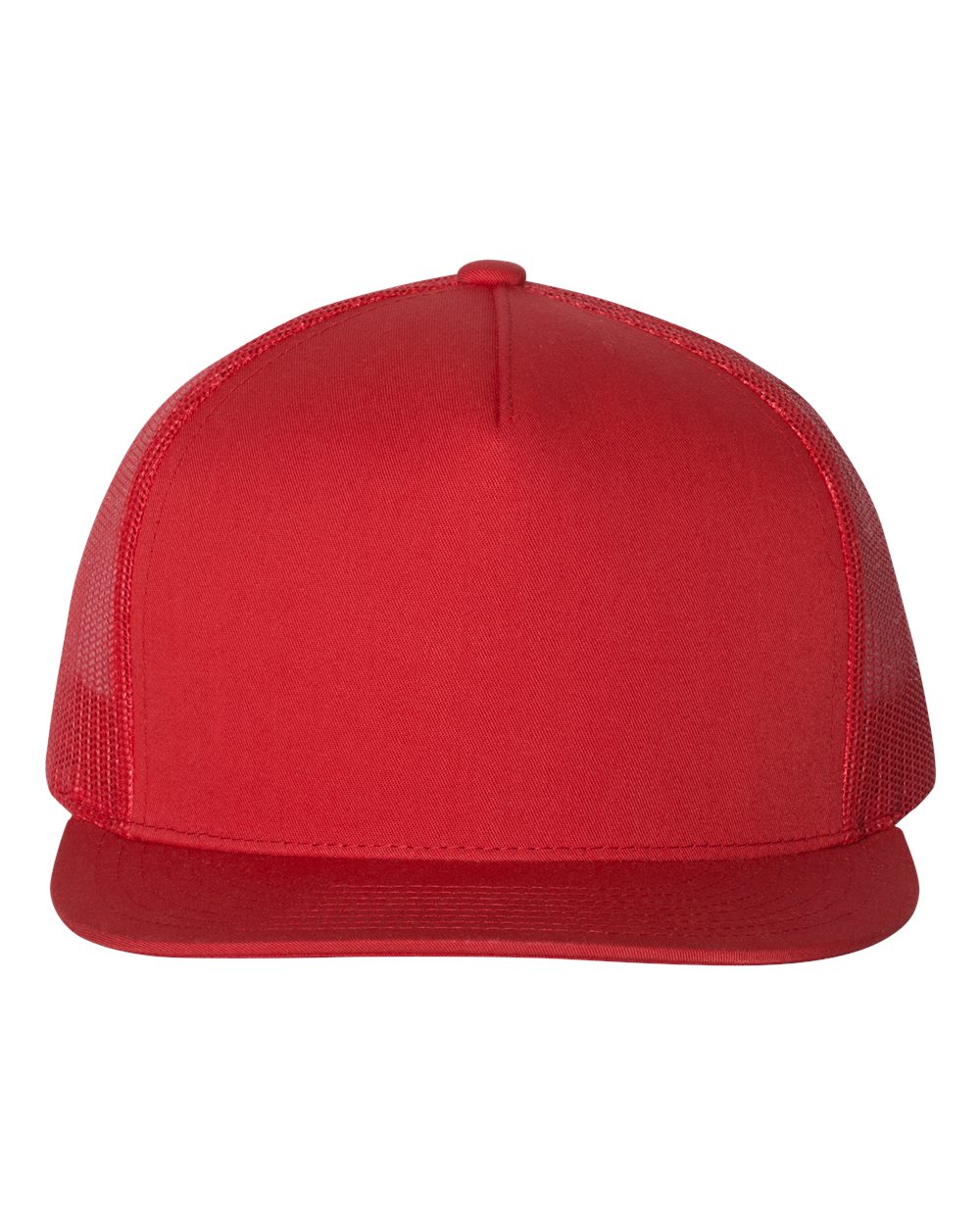 Hats - Flat Brim - 5 Panel Classic Trucker Snapback (Mesh Back)