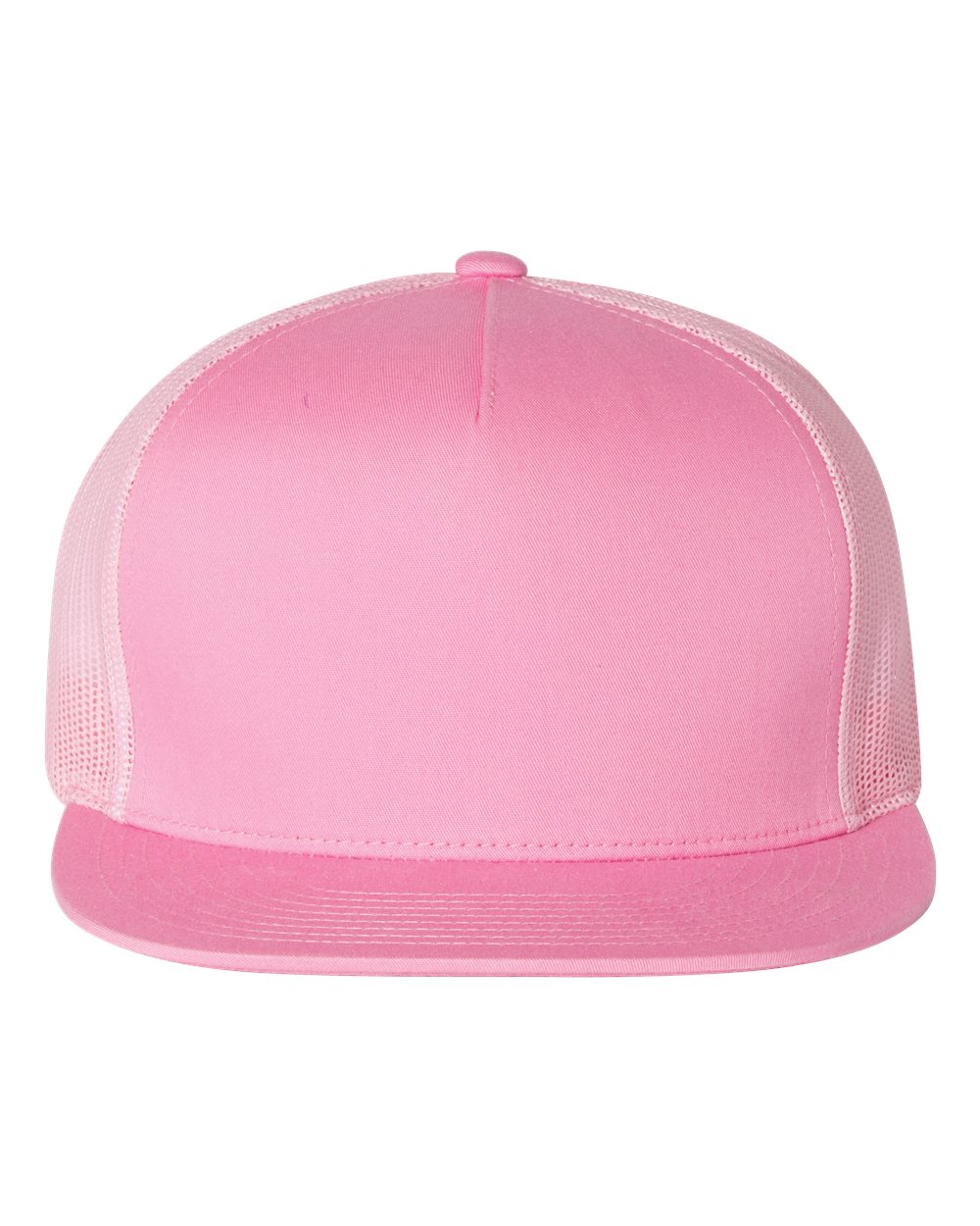 Hats - Flat Brim - 5 Panel Classic Trucker Snapback (Mesh Back)