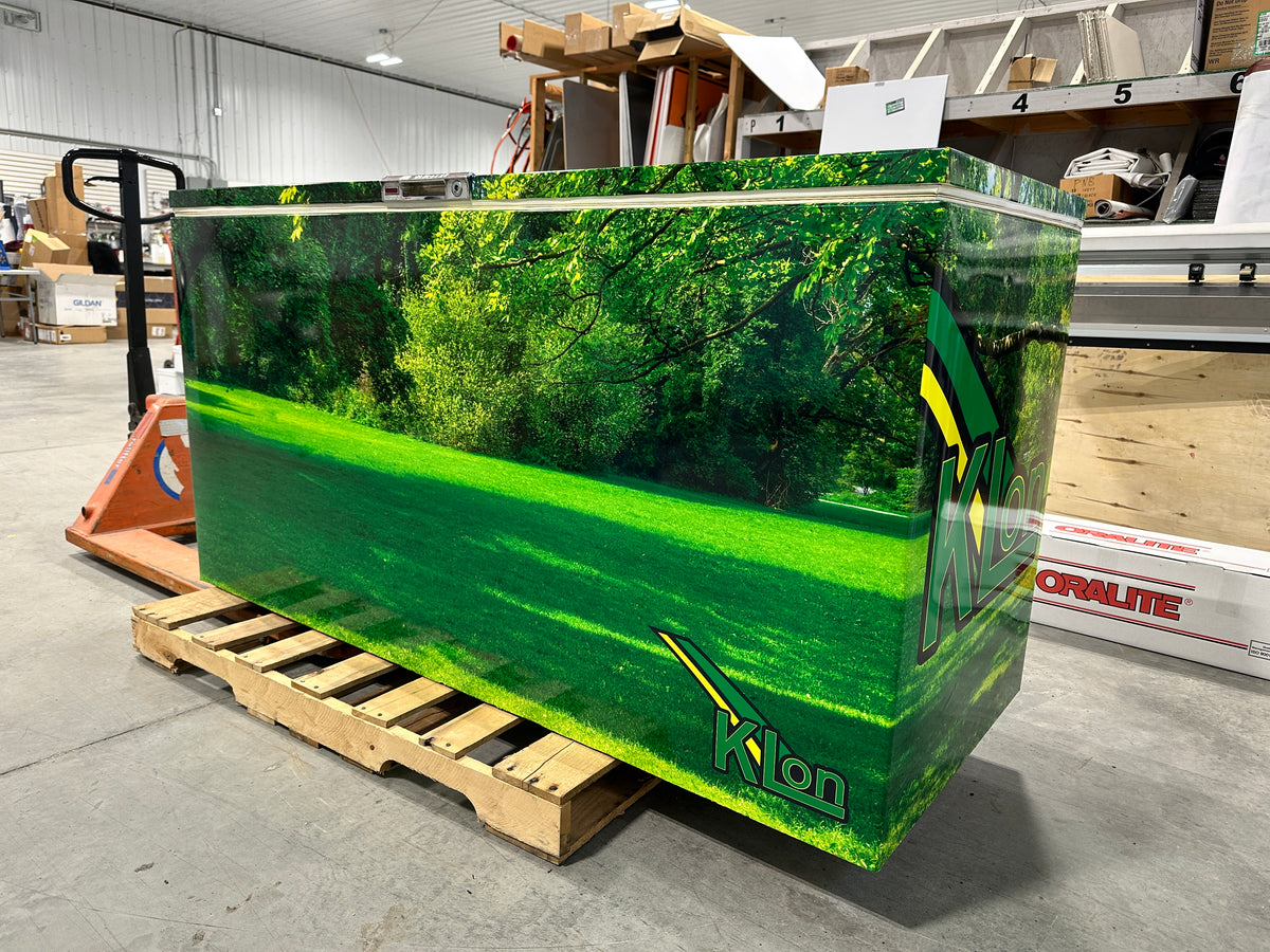 Freezer Layout. Sign Freezer - Full Design Wrap – TrimFX Sign & Design - Grande Prairie Sign ...