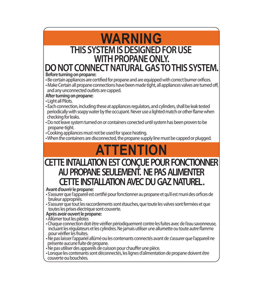 Propane Decals Decals + Stickers – TrimFX Sign & Design - Grande Prairie Sign & Design ...
